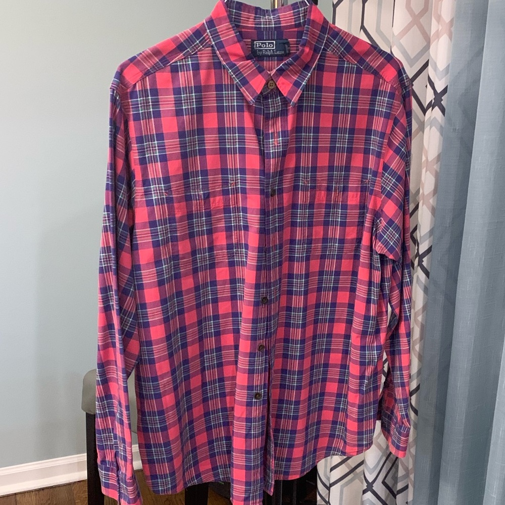 Polo men’s button down shirt xl